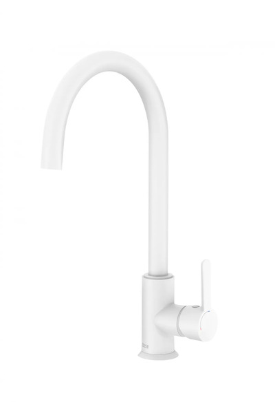 Roca Mencia A5A7409B00 βρύση κουζίνας, ψηλή, τύπου C, ματ, Λευκό