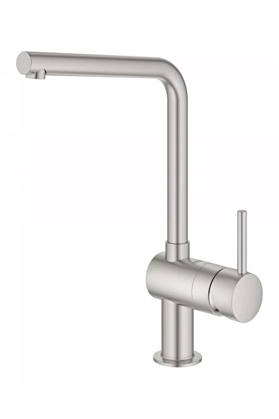 Grohe Vento 30425DC0 βρύση κουζίνας, ψηλή, τύπου L, μονομοχλική, σατινέ ατσάλι