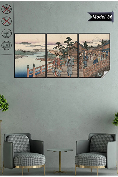 Akıllı Kağıt Statik Tutunma Özellikli Tablo - Poster Diğer (Model- 36)