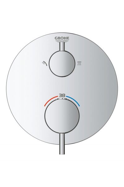 Grohe Μονάδα ελέγχου Atrio 24135003, 1/2 ίντσα, θερμοστάτης, 2 εξόδους, απαιτ...