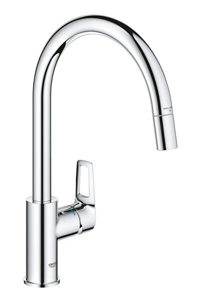 Grohe Bauloop 30543000 βρύση κουζίνας, 3/8 ίντσας, ψηλή, τύπου C, με αποσπώμε...