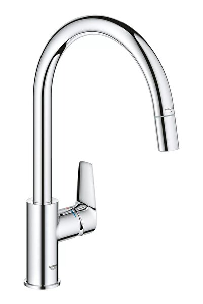 Grohe StartEdge 30551000 βρύση κουζίνας, ψηλή, τύπου C, με αποσπώμενο ντους, ...