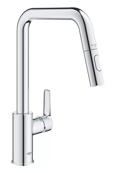 Grohe Start 30631000 βρύση κουζίνας, ψηλή, τύπου U, με αποσπώμενο ντους, 2 λε...