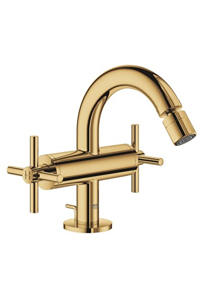 Grohe Atrio 24027GL3 μπαταρία μπιντέ, 3/8 ίντσας, διπλού ελέγχου, με σφαιρικό...