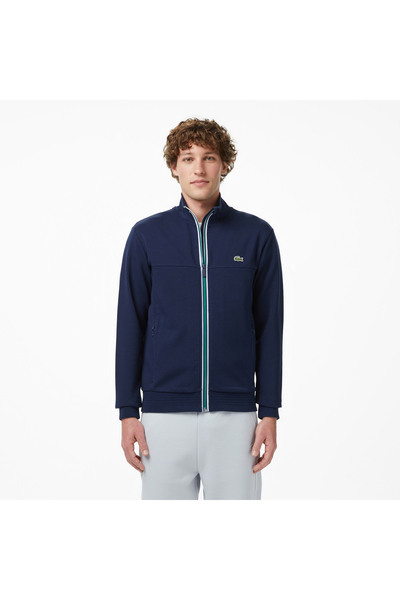 Lacoste Erkek Slim Fit Fermuarlı Lacivert Sweatshirt