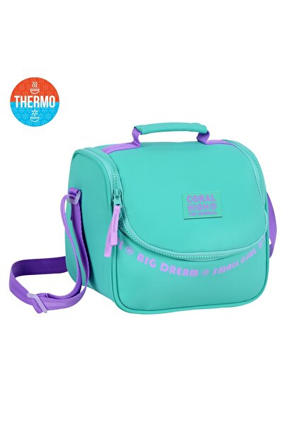 Coral High Green Purple Thermo Lunchbox 27402