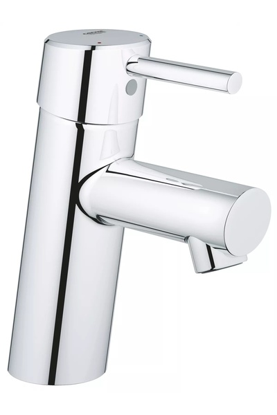 Grohe Concetto 23931001 μπαταρία νιπτήρα, σύνδεση 3/8 ίντσας, μονολεβιέ, γυαλ...