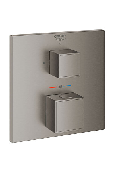 Grohe Grohtherm Cube 24153AL0 μονάδα ελέγχου, επίτοιχος, θερμοστάτης, ματ, σκ...