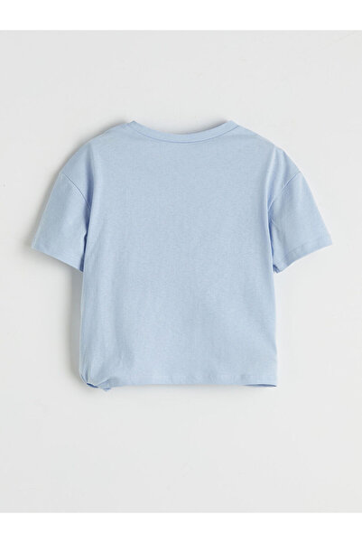 LC Waikiki Crew Neck Printed Girl's T-Shirt