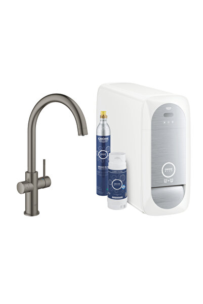 Grohe Blue Home 31455AL1 βρύση κουζίνας, 3/8, μονομοχλική, ψηλή λαβή, με περι...