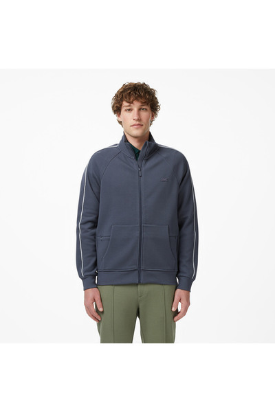Lacoste Erkek Regular Fit Fermuarlı Koyu Gri Sweatshirt
