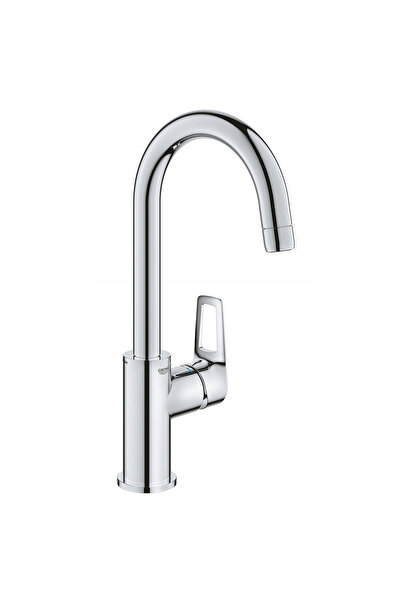 Grohe Bauloop 23891001 μπαταρία νιπτήρα, 3/8, μονολεβιέ, Ασημί