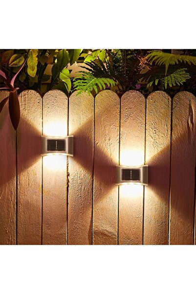 Flippy Aplica solara LED Flippy, set 4 bucati, IP65, 6 LED-uri, perete si ter...