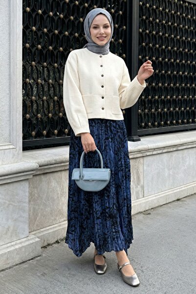 InStyle Φούστα με σχέδιο ζέβρας Kraş Indigo