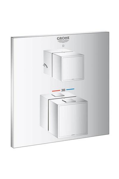 Grohe Μονάδα ελέγχου Grohtherm Cube 24154000, επίτοιχη, θερμοστάτης, διανομέα...