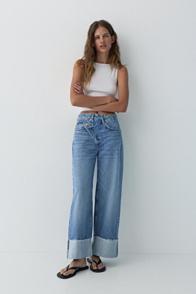 Pull & Bear Çapraz belli baggy jean