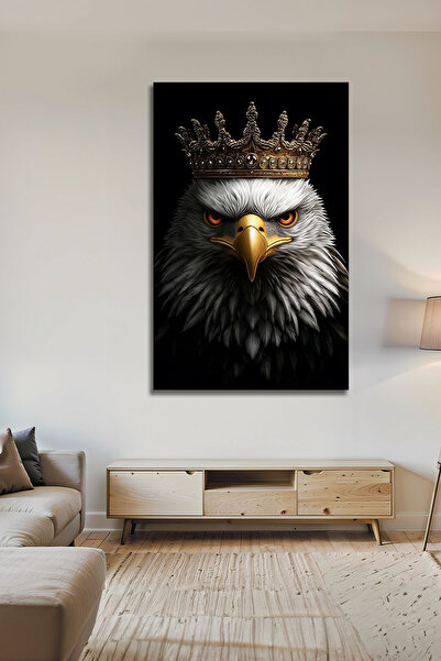 B&G DESIGN Aiglele Coroanat de Aur Decorativ Auriu Negru Imprimare UV Pictură...