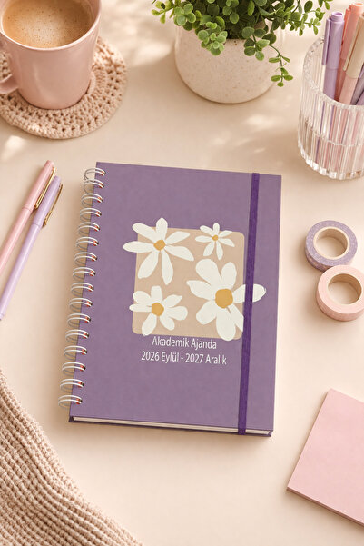 Lizy 2026-2027 Akademik Ajanda - A5 Spiralli Planner