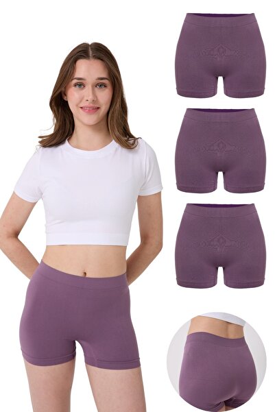 FOREVER MORE Γυναικείο Basic Boxer χωρίς ραφές 3 συσκευασιών