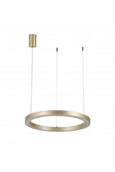 FOXMAG24 Κρεμαστός πολυέλαιος LED 20W, φως 4000K, 120 εκ., ροζ χρυσό