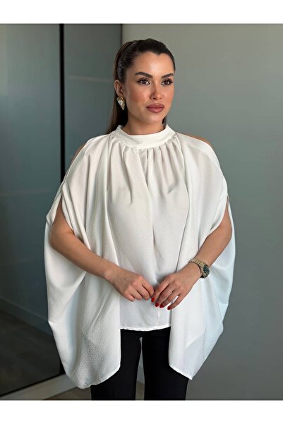 ROUPAS COLLECTİON Gece Işıltısı Dokulu Bluz