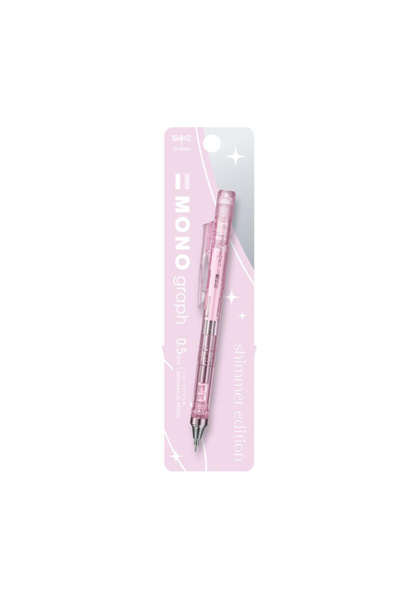 Tombow Mono Graph Shimmer Edition Mekanik Kurşun Kalem 0,5mm Pembe