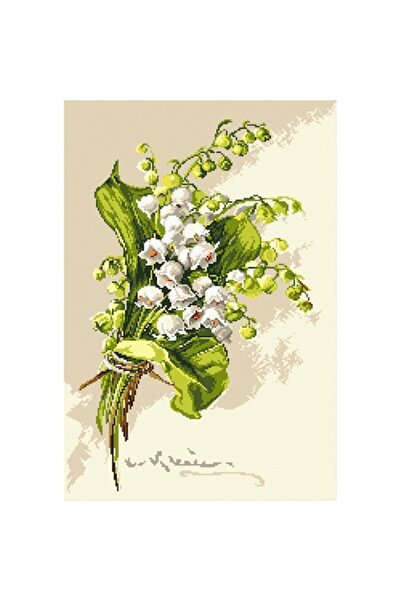 hudemas Lacramioare , goblen cu diagrama alb-negru , 17x25cm