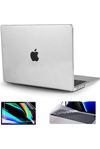 ARABULALACA MACBOOK PRO 14 Inç 2026 MODEL M5 PRO A3426 Parlak Şeffaf Doku Kıl...