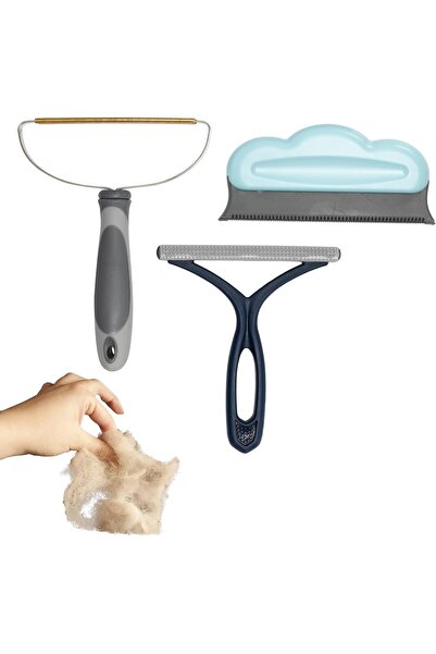 Arabest 3 Pack Pet Hair Remover Kit,Portable Dog & Cat Fur Remover,for Clothe...