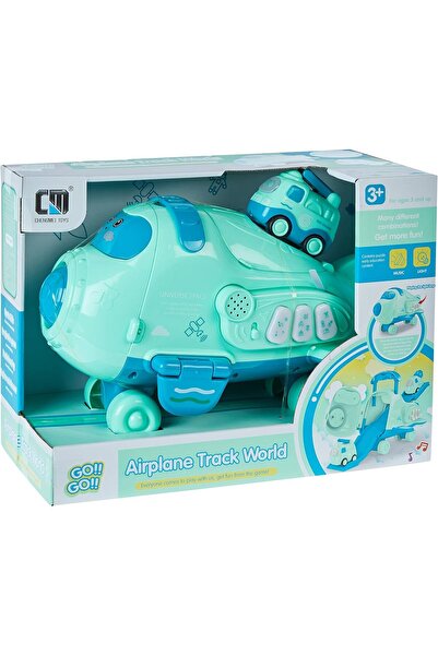 Chengmei Toys مسار الطائرات العالمي - الأخضر CLM-A8
