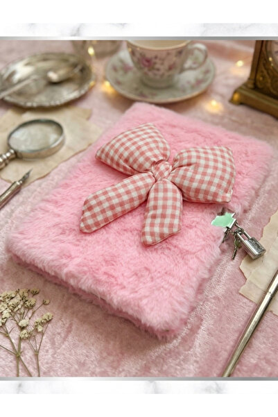 Bam Ριγέ βελούδινο σημειωματάριο με κορδέλα 80 φύλλα 21x15 εκ.