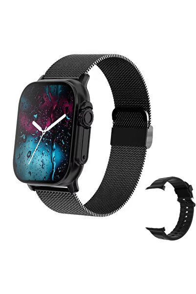 Choice4 Black ML LAXASFIT Smart Watch Bluetooth Talk Smartwatch Message Alert...