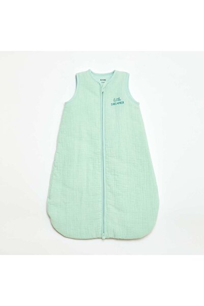 KIABI Sleeveless Zipped Cotton Sleep Sack BLUE