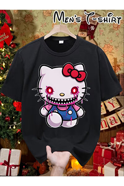 NOURAM Men'S T-Shirt ,Themed Printed Round-neck Men's T-shirt