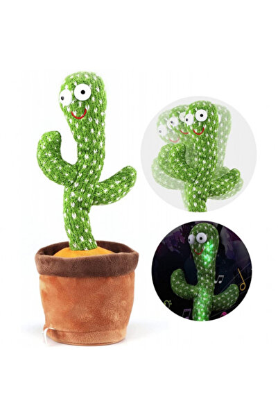 E-ANAMAG Jucărie interactivă de cactus care dansează și vorbește