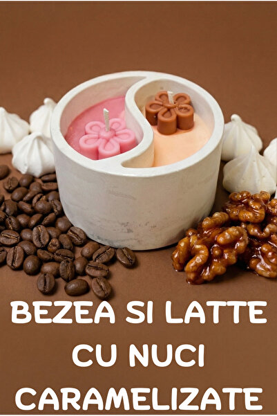 Zinelli Lumanare Parfumata Handmade din Ceara de Soia si Recipient ipsos - Yi...