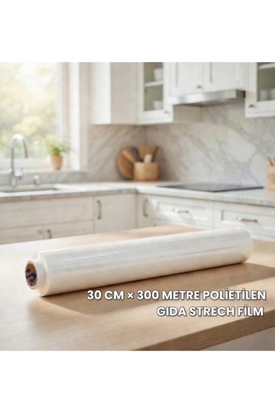STRECH FİLM 30 CM * 300 METRE POLİETİLEN