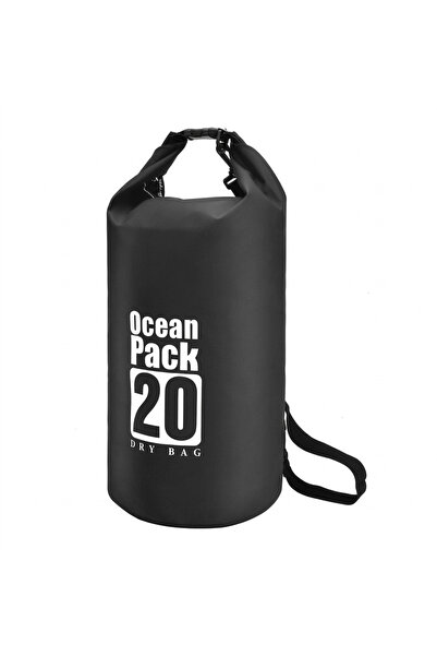 Ocean Pack 20 L Black Waterproof Floating Bag