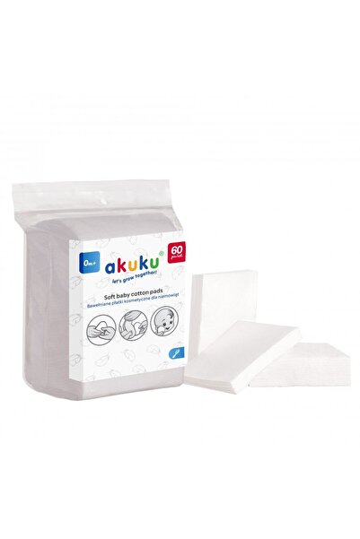 Akuku Dischete din bumbac Soft 60 bucati