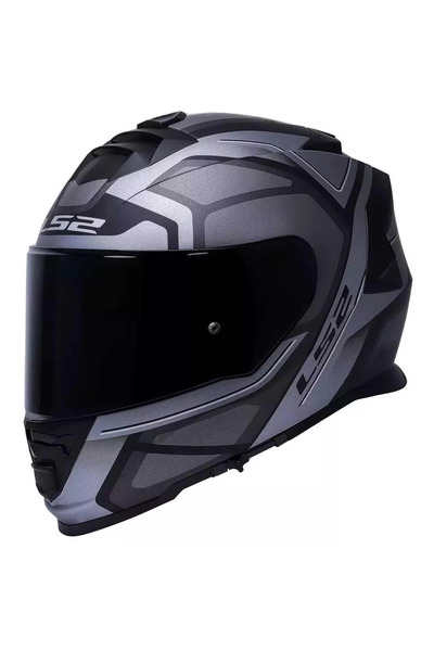 LS2 Storm 2 Faster Full Face Motosiklet Kaskı Siyah Vizörlü