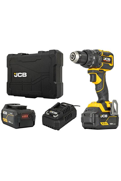 Jcb 18PCD75-5 Kömürsüz Darbeli Matkap - 75 Nm 18V - 2 x 5.0 Ah Li-ion Batarya