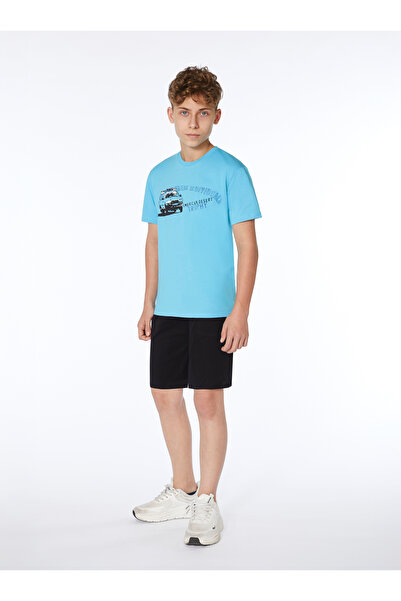 Elsima Men's Waiter Boy Short Sleeve Shorts Pajama Set Summer