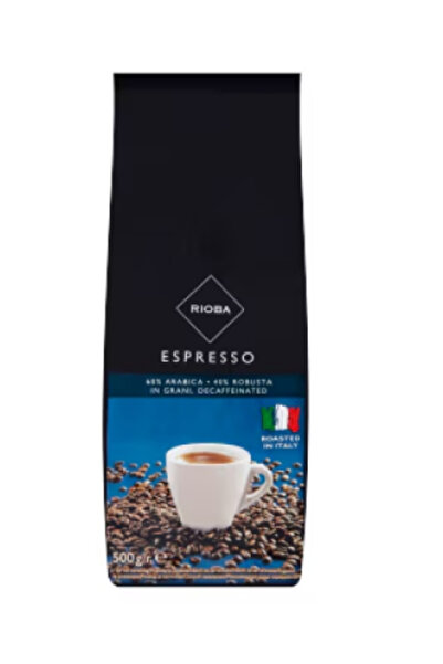Rioba Κόκκοι καφέ εσπρέσο αποκαφεϊνωμένοι 500γρ.