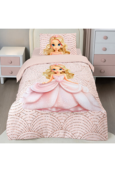 Altınbaşak Tiara Μονόκλινο Σετ Παπλωματοθήκη από 100% Βαμβάκι Ranforce σε σκό...