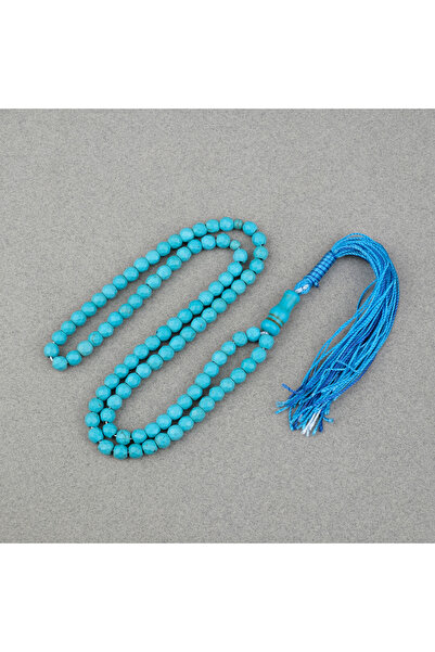 LapisDo Τυρκουάζ πέτρα με διαμαντένια κοπή και φούντα από νήμα, 99 τεμάχια, 5...