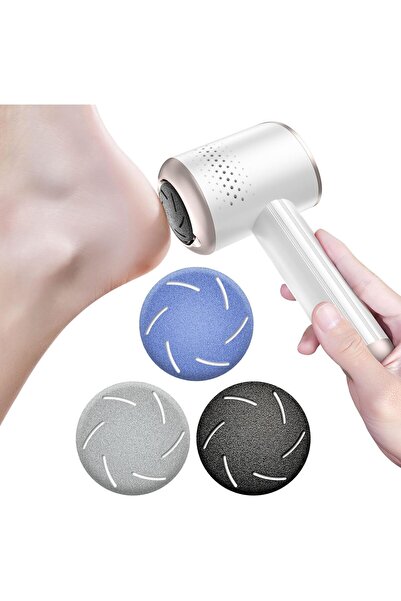 Arabest Electric Foot Callus Remover,Rechargeable,3 Speed,3 Grinding Heads,fo...