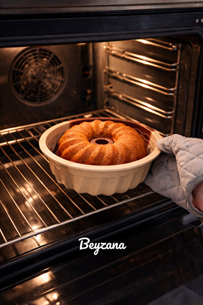BEYZANA Silikon Dilimli Kek Kalıbı & Yapışmaz ve Isıya Dayanıklı 17 cm