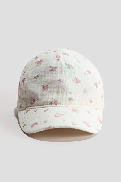 H&M Aplikeli ve Pamuklu Şapka