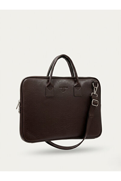 Sanmorris حقيبة كمبيوتر محمول وحقيبة مستندات من الجلد الصناعي مقاس 15.6 بوصة ...