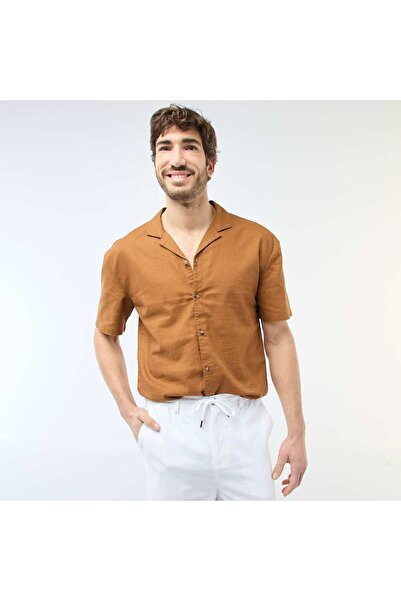 KIABI قميص كتان مصنوع من مزيج الكتان